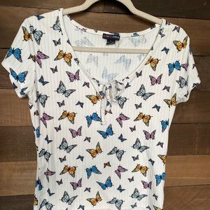 Cute butterfly shirt!